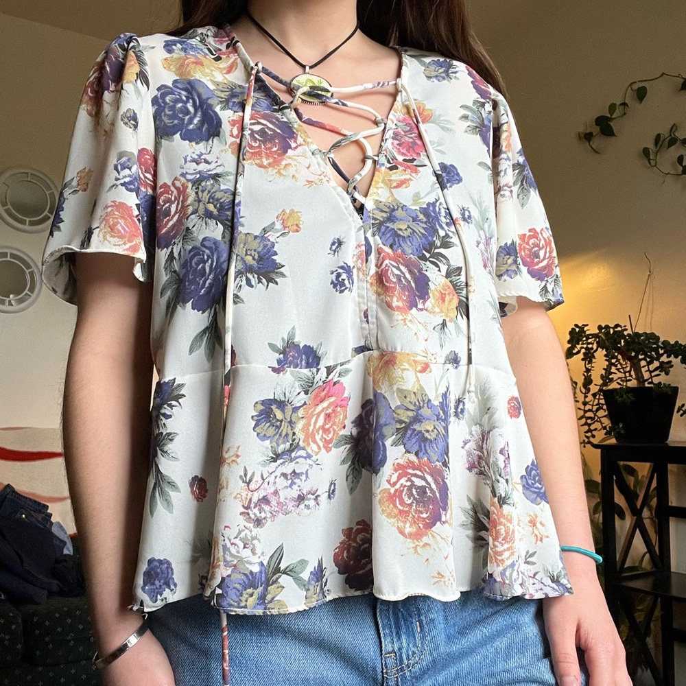 Kimchi Blue Floral Top